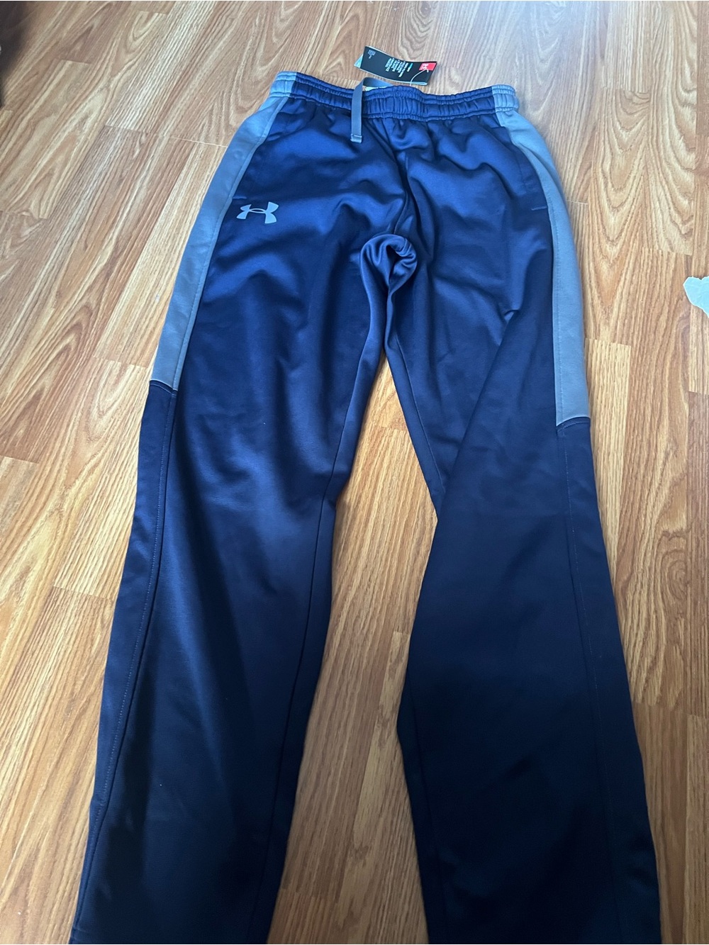 Under Armour Navy and Gray Performance Track Pants